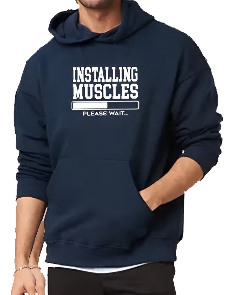 Title: Printed Premium Hoodies for Men & Boys – Stylish Casual Wear, Comfortable Fabric - Large