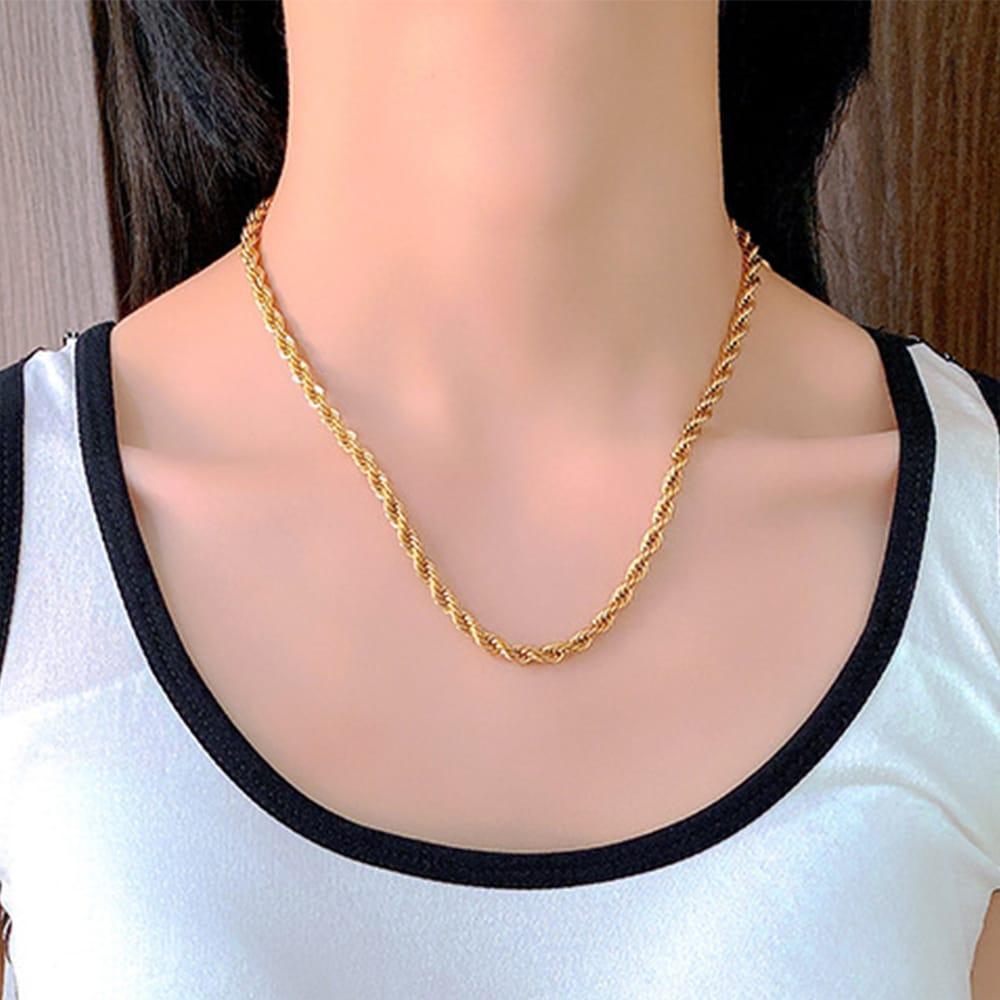1 Pc Gold Plated Necklace Chain